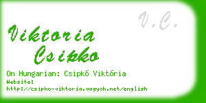 viktoria csipko business card